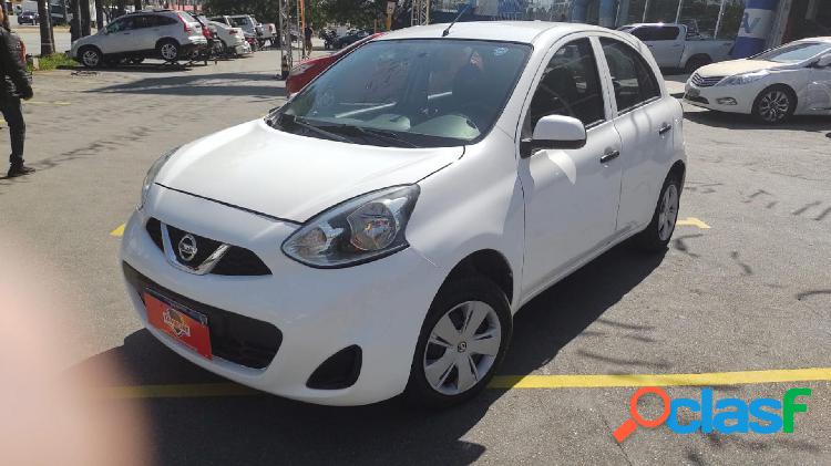 NISSAN MARCH S 1.0 12V FLEX 5P BRANCO 2018 1.0 FLEX