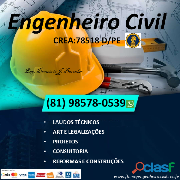 Engenheiro Civil em Pernambuco