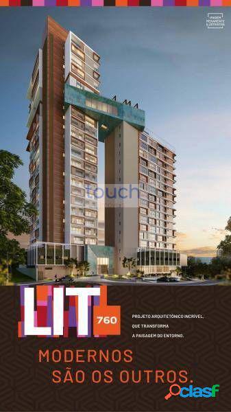 Apartamento para venda com vista mar uma suíte e living no