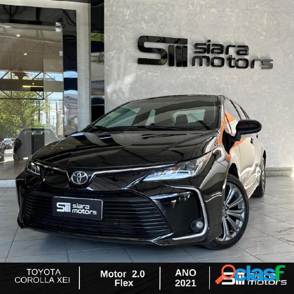 TOYOTA COROLLA XEI 2.0 FLEX 16V AUT. PRETO 2021 2.0 FLEX