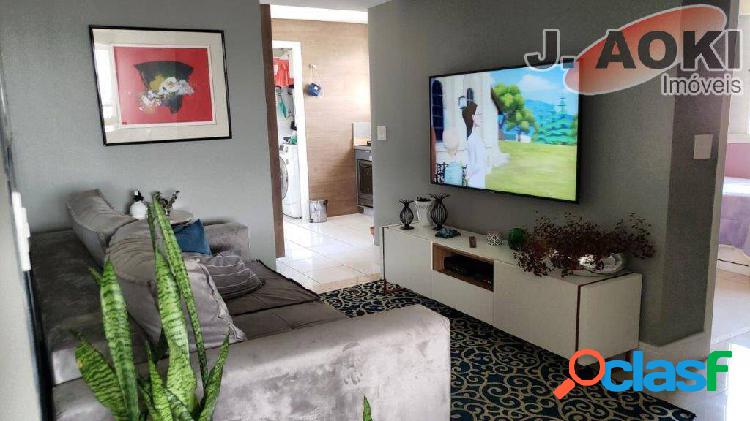 Apartamento para venda possui 80 m² com 2 quartos em Vila