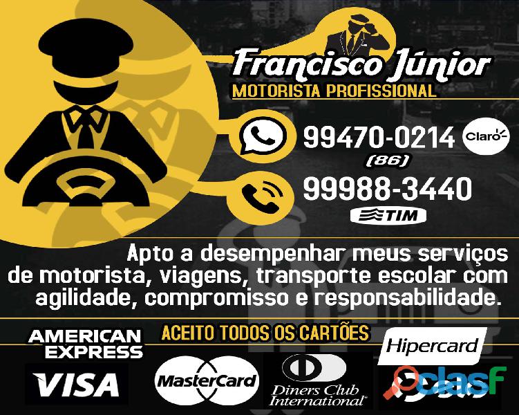 FRANCISCO JUNIOR SERVIÇO DE MOTORISTA
