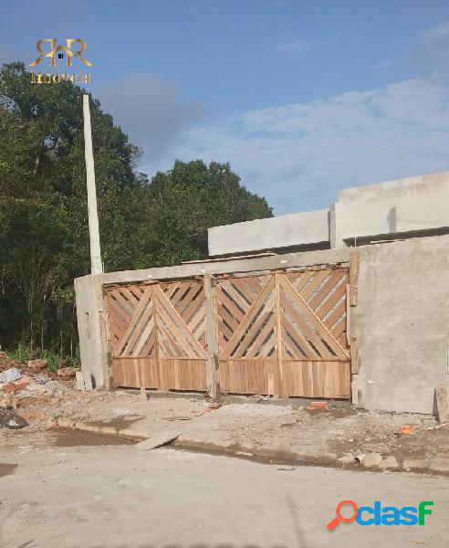 Casa Geminada em obra no Sion em Itanhaém-SP