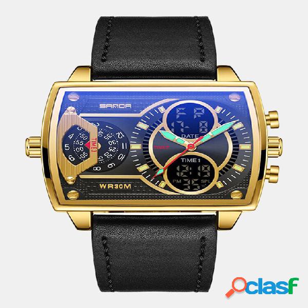 6 cores liga de zinco pulseira de aço inoxidável à prova