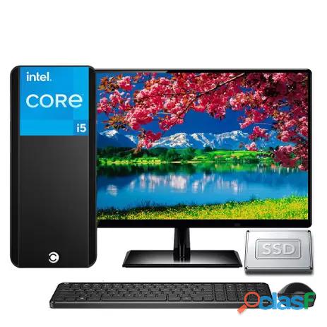 Computador Completo Intel Core i5 8GB SSD 480GB Monitor LED