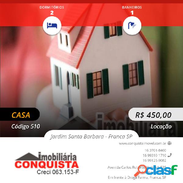ALUGA - SE CASA NO JARDIM SANTA BÁRBARA