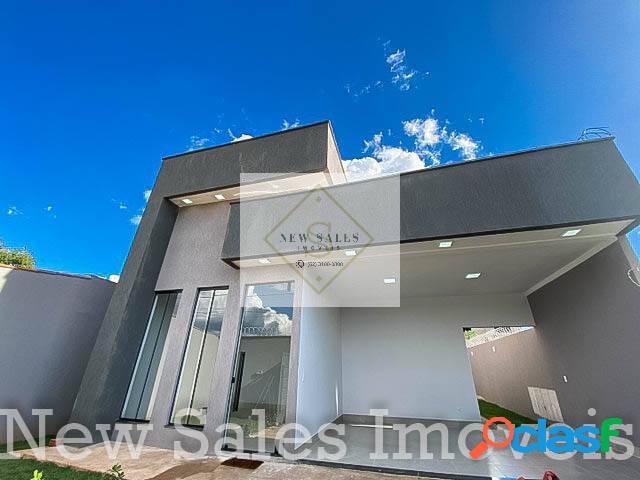 Casa 3 Quartos sendo 1 suite, com Área gourmet e
