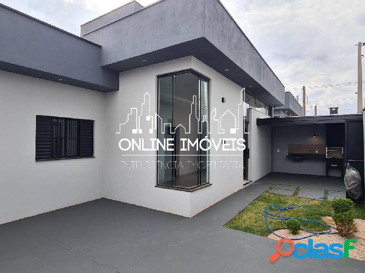 EXCELENTE CASA NOVA com 134,14m² - Loc. São Carlos, Mogi