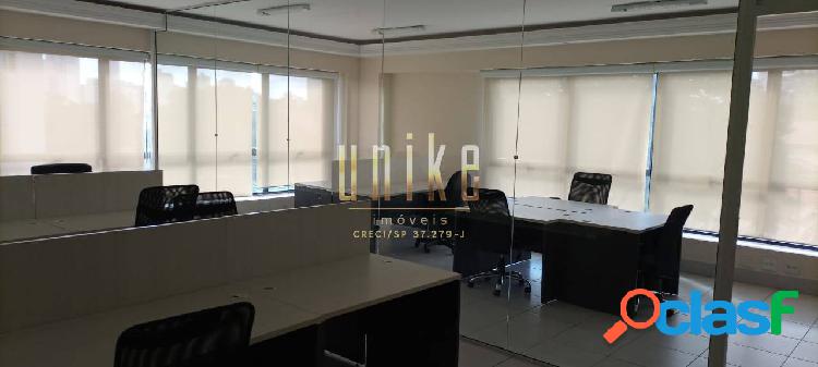 Excelente sala comercial com 210m² - mobiliada