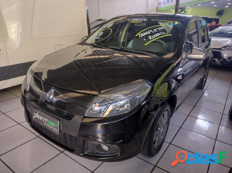 RENAULT SANDERO EXPRESSION HI-FLEX 1.0 16V 5P PRETO 2014 1.0