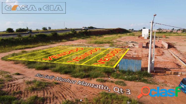 Terreno plano no Pq Val de Palmas por R$ 62.000,00