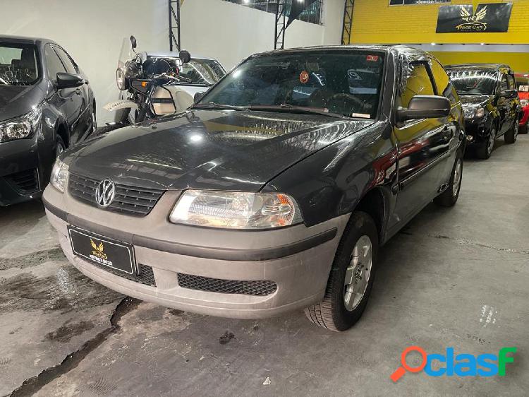 VOLKSWAGEN GOL 1.0 PLUS 8V 2P CINZA 2004 1.0 GASOLINA