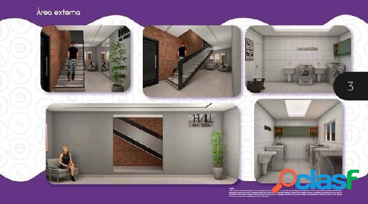 Apartamento com 1 dormitório à venda, 31 m² por R$