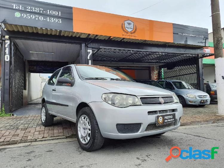 FIAT PALIO 1.0 ECONOMY FIRE FLEX 8V 2P PRATA 2010 1.0 FLEX