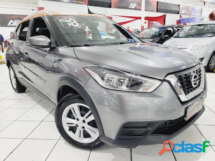 NISSAN KICKS S 1.6 16V FLEX 5P AUT. CINZA 2018 1.6 FLEX