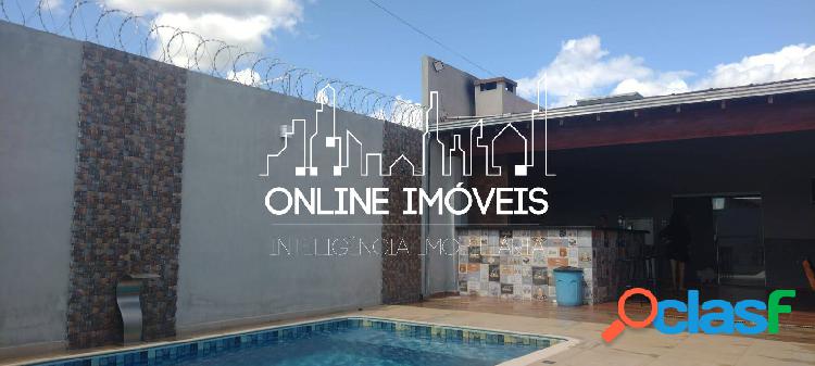 LINDA CASA com 200m² - Loc. jd. Sakaida 2, Mogi-Guaçu