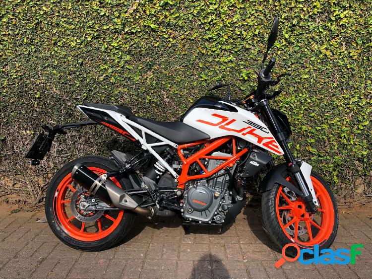 KTM DUKE 390 BRANCO 2020 390 GASOLINA