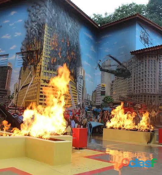 Limpeza pós incêndio No Rio de janeiro Leblon, Tijuca