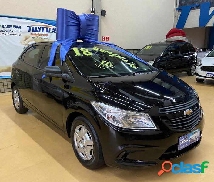 CHEVROLET ONIX HATCH JOY 1.0 8V FLEX 5P MEC. PRETO 2018 1.0