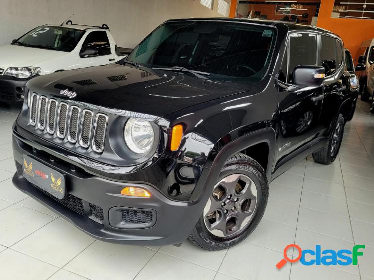 JEEP RENEGADE1.8 4X2 FLEX 16V AUT. PRETO 2017 1.8 FLEX