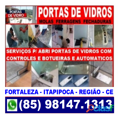 ELETRICISTA PORTAS DE VIDROS ITAPIPOCA (85) 98147.1313