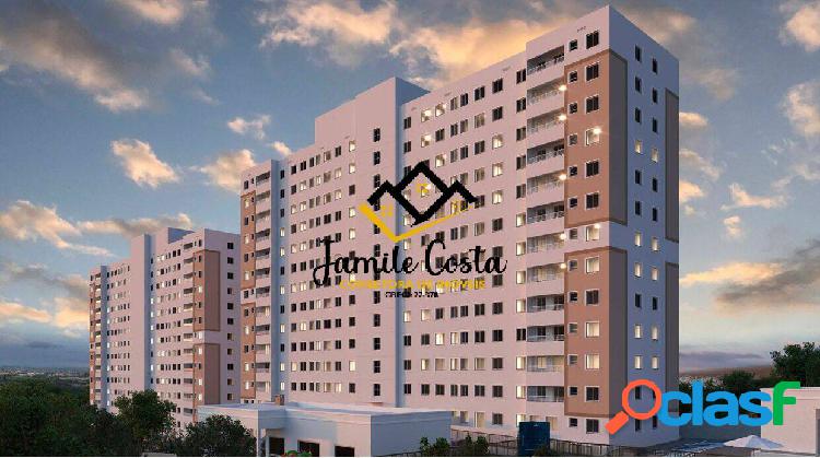 Cond Fonte Royal, 2/4 com suite e Elevador, Muchila, Feira