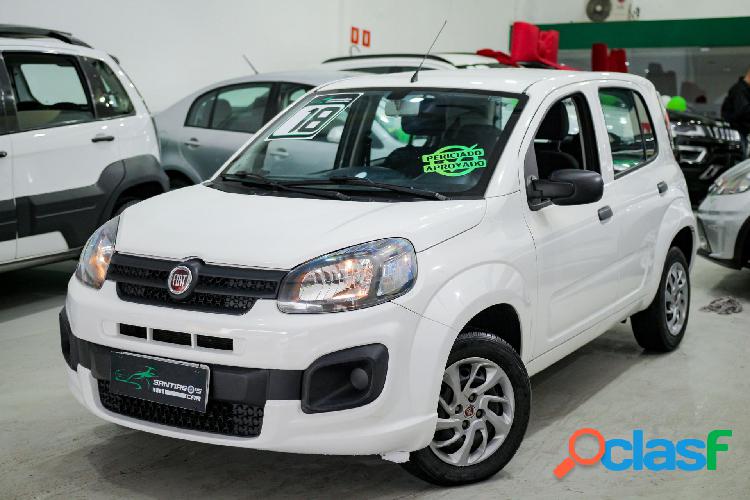 FIAT UNO DRIVE 1.0 FLEX 6V 5P BRANCO 2018 1.0 FLEX