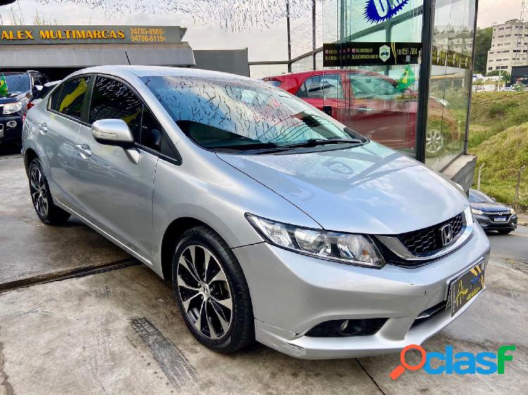 HONDA CIVIC SEDAN LXR 2.0 FLEXONE 16V AUT. 4P PRATA 2016 2.0