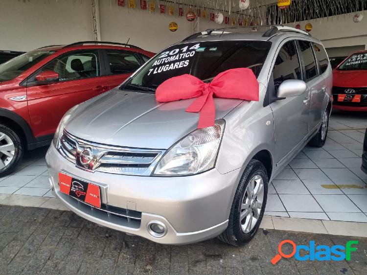 NISSAN LIVINA GRAND SL 1.8 16V FLEX FUEL AUT. PRATA 2014 1.8