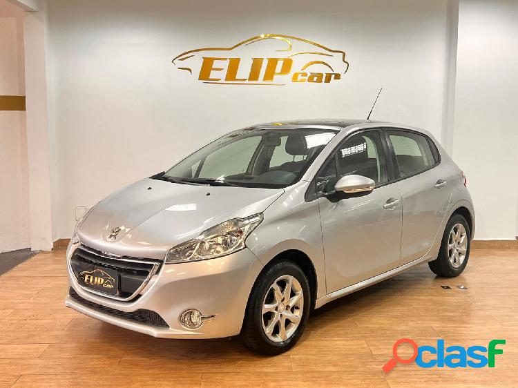 PEUGEOT 208 ALLURE 1.5 FLEX 8V 5P PRATA 2015 1.5 FLEX