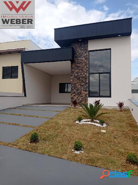 Casa com, 106m² no condomínio Residencial Villaggio