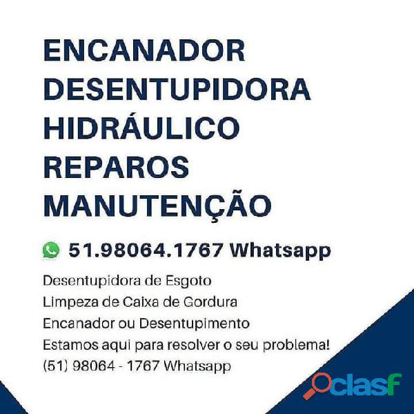 Desentupidora e Encanador em Viamão RS 51.98064.1767