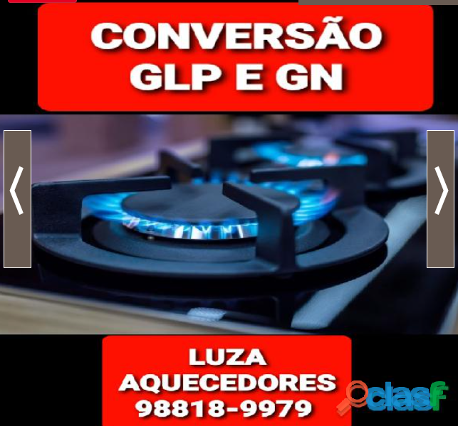 CONVERSÃO DE FOGÃO CABO FRIO RJ 98818_9979 GN_GLP GÁS