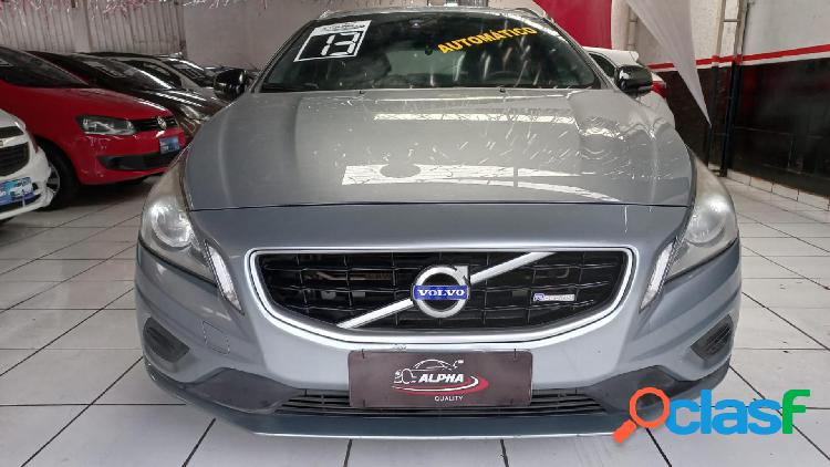 VOLVO V60 T-5 R-DESING 2.0 5P PRATA 2013 2.0 GASOLINA