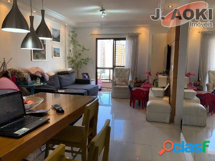 Apartamento para venda possui 87 m² com 3 quartos em
