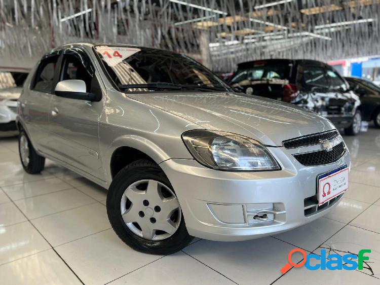 CHEVROLET CELTA SPIRIT LT 1.0 MPFI 8V FLEXP. 5P PRATA 2014