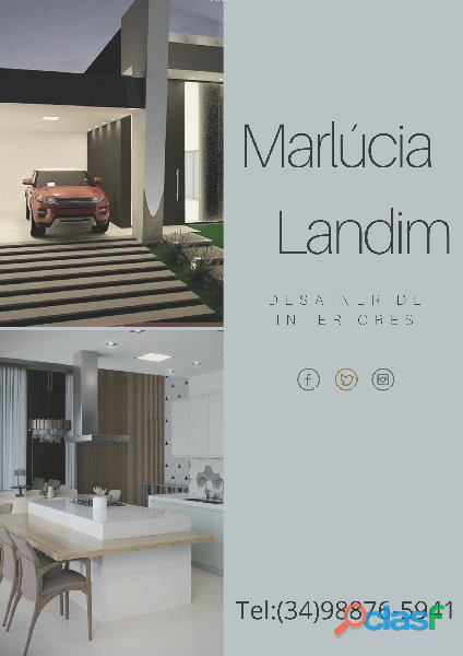 34 9887 5941 Projetos Residenciais Marlúcia Landin designer