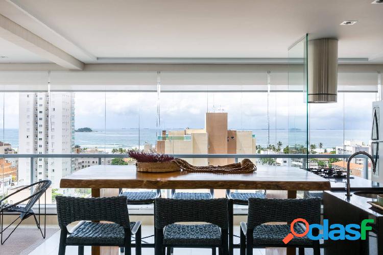 LINDO APARTAMENTO COM TERRAÇO GOURMET, VISTA AO MAR, LAZER