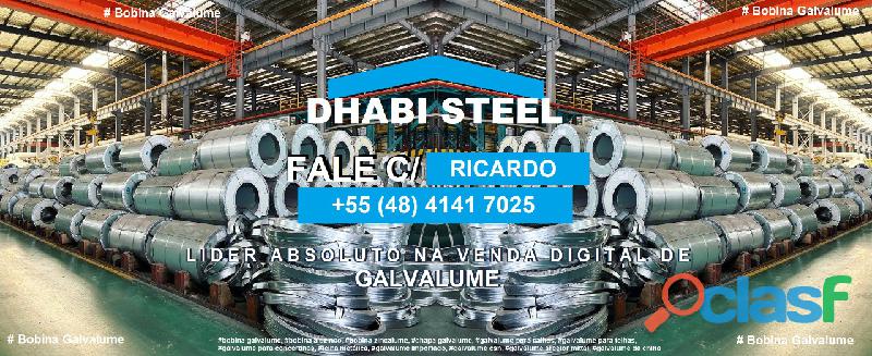 galvalume de norte a sul do Brasil com a Dhabi Steel