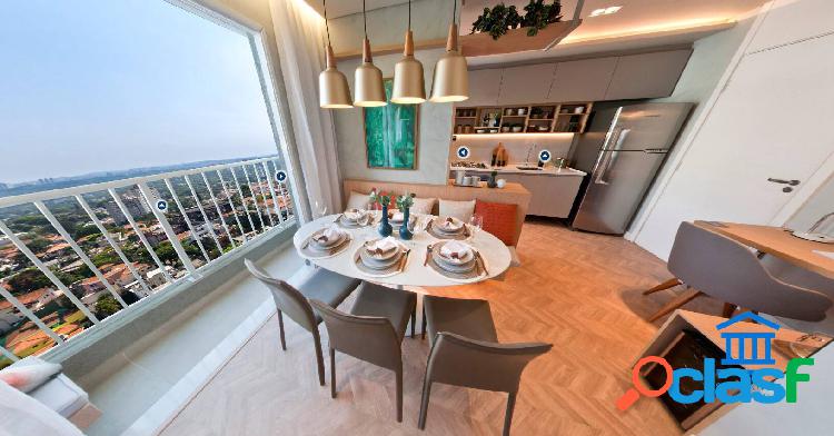 Apartamento para venda possui 45 metros quadrados com 2 quar
