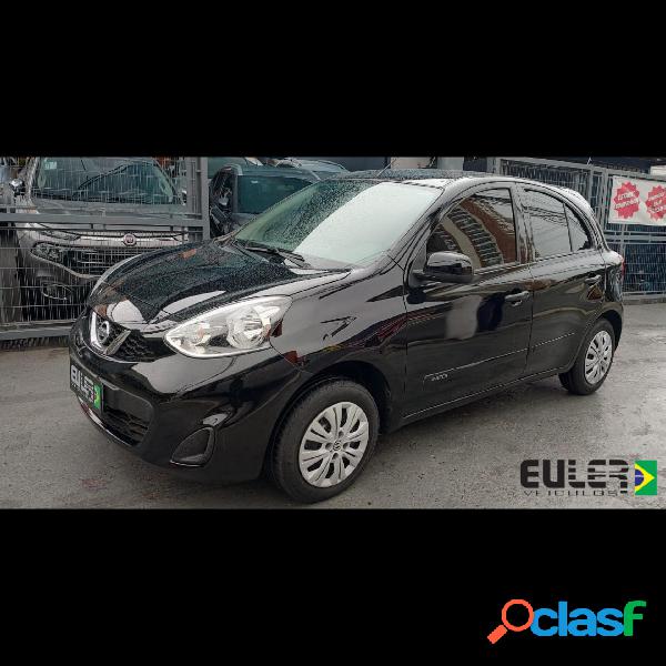 NISSAN MARCH S 1.0 16V FLEX FUEL 5P PRETO 2015 1.0 FLEX