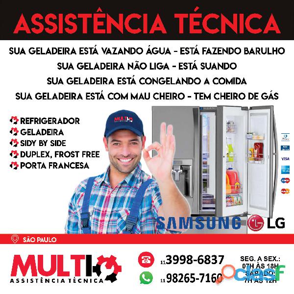 Reparos Técnicos em Refrigerador Side By Side na região