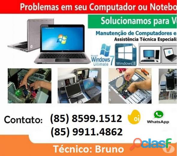 Técnico Informática Domicílio Fortaleza