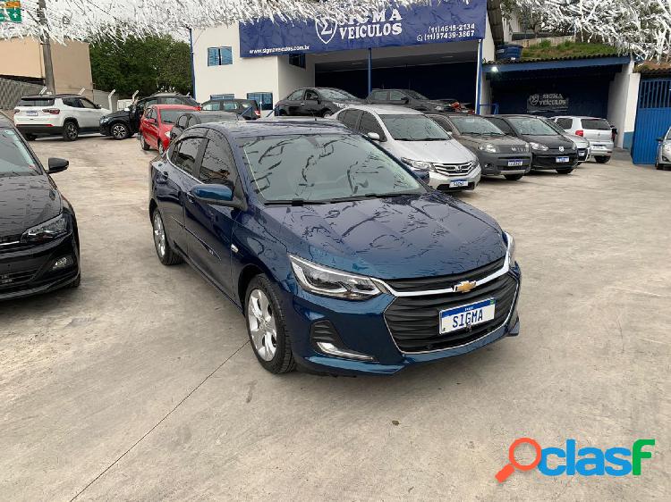 CHEVROLET ONIX SED. PLUS PREM. 1.0 12V TB FLEX AUT AZUL 2021