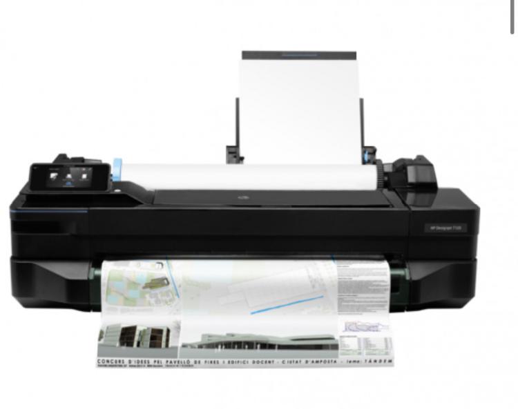 Plotter T120 HP - Impressora A1 A2 A3 e A4