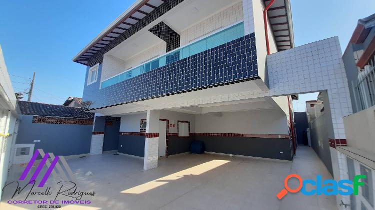 Sobrado Novo em Condomínio 2 Quartos, Vila Tupi, Praia