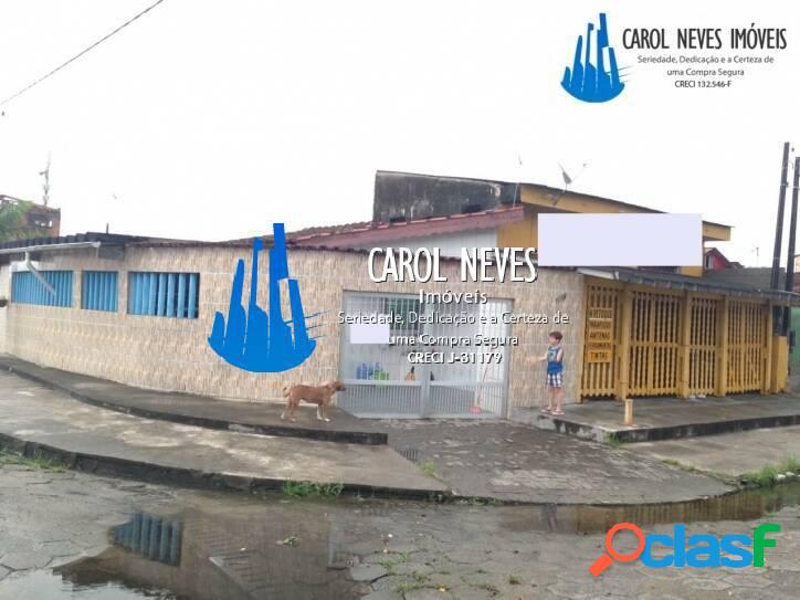 CASA 2 DORMITÓRIOS + SALÃO COMERCIAL VERA CRUZ MONGAGUÁ