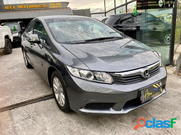 HONDA CIVIC SEDAN LXS 1.81.8 FLEX 16V AUT. 4P CINZA 2014 1.8
