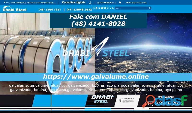 Galvalume para grandes coberturas é Dhabi Steel