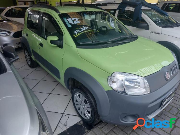 FIAT UNO WAY CELEB. 1.0 EVO FIRE FLEX 8V 5P VERDE 2012 1.0